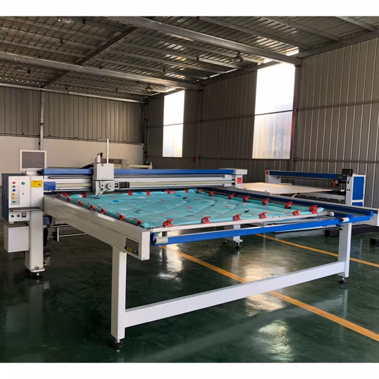 Automatische computergesteuerte Einzel-Mehrnadel-Shuttle-Textilnaht-Quiltmaschine